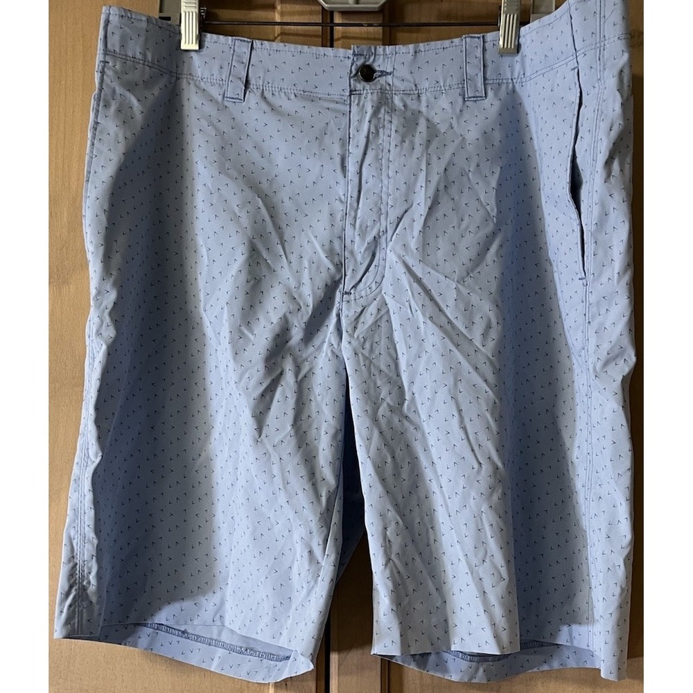 Callaway Performance Golf Short Blue Sz 38‎ Blue With All Over Logo